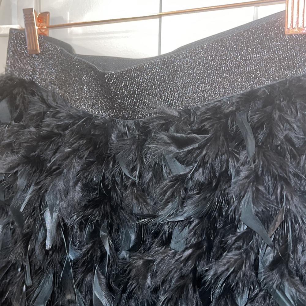NEW in bag: Mini A- Line Feathered Mini Skirt - Picture 6 of 9